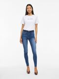 VILA VISARAH MID-WAIST SKINNY FIT JEANS, Medium Blue Denim, highres - 14109258_MediumBlueDenim_005.jpg