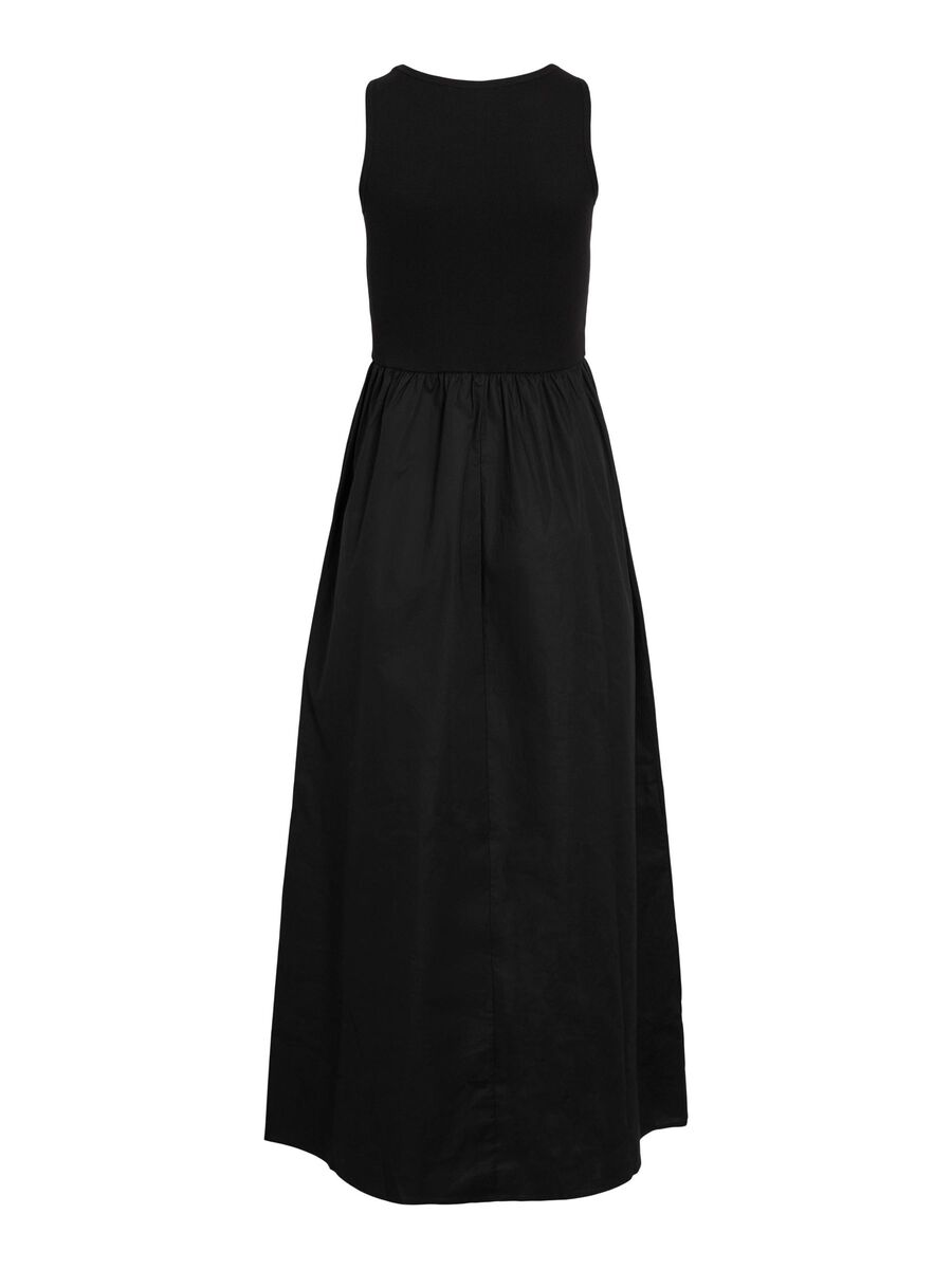 VILA SLEEVELESS MAXI DRESS, Black, highres - 14109326_Black_002.jpg