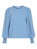 VILA ROUND NECK LONG SLEEVED TOP, Blissful Blue, highres - 14102354_BlissfulBlue_001.jpg