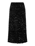 Product image thumbnail - VIFAITH SEQUIN MIDI SKIRT, Black Beauty | 7