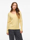 VILA VIRIL V-NECK KNITTED PULLOVER, Pale Banana, highres - 14042769_PaleBanana_585010_003.jpg