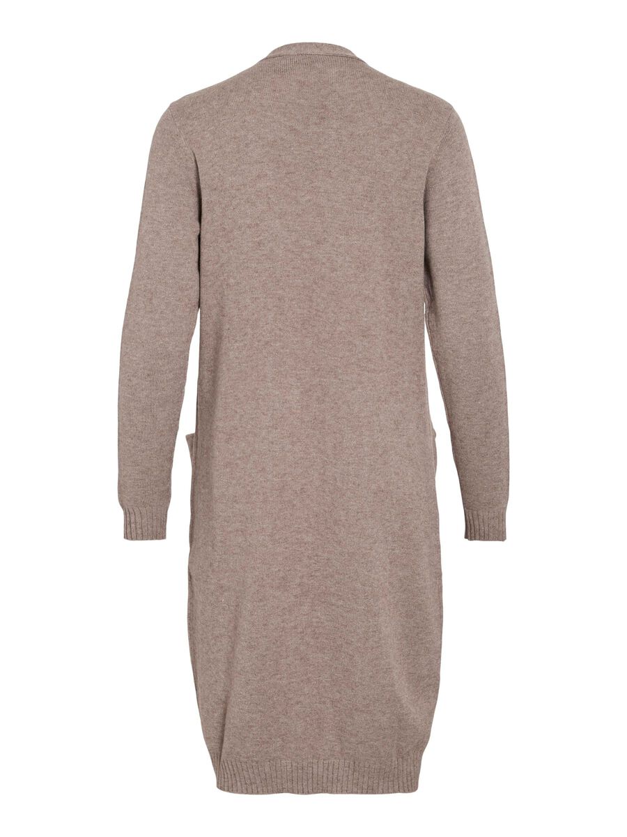 VILA VIRIL LONGLINE STRICKJACKE, Falcon, highres - 14042770_Falcon_585969_002.jpg