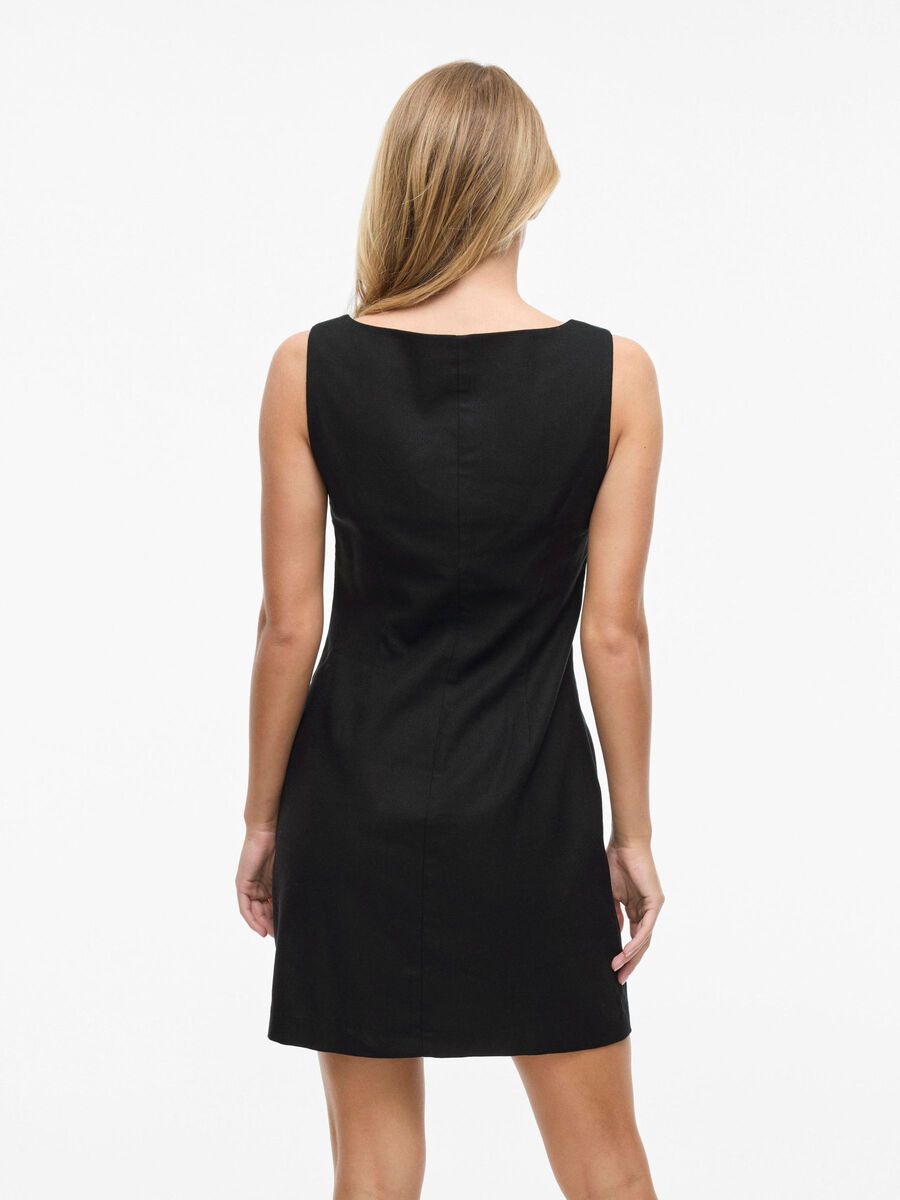 VILA VIPOCKEY TAILORED SHORT DRESS, Black Beauty, highres - 14106943_BlackBeauty_004.jpg