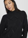 VILA HOGE KRAAG GEBREIDE TRUI, Black Beauty, highres - 14102597_BlackBeauty_006.jpg