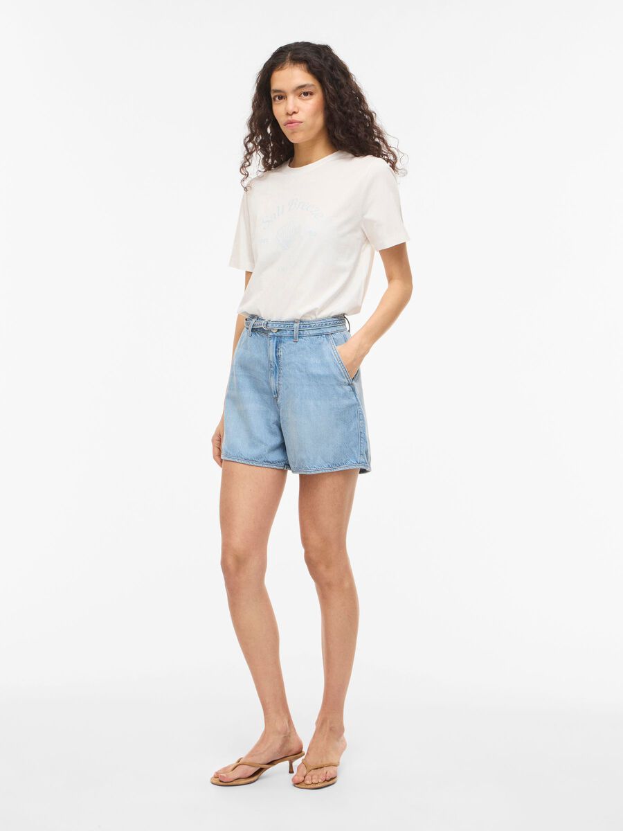 Carousel image - VISYBIL ROUND NECK T-SHIRT, Snow White | 4