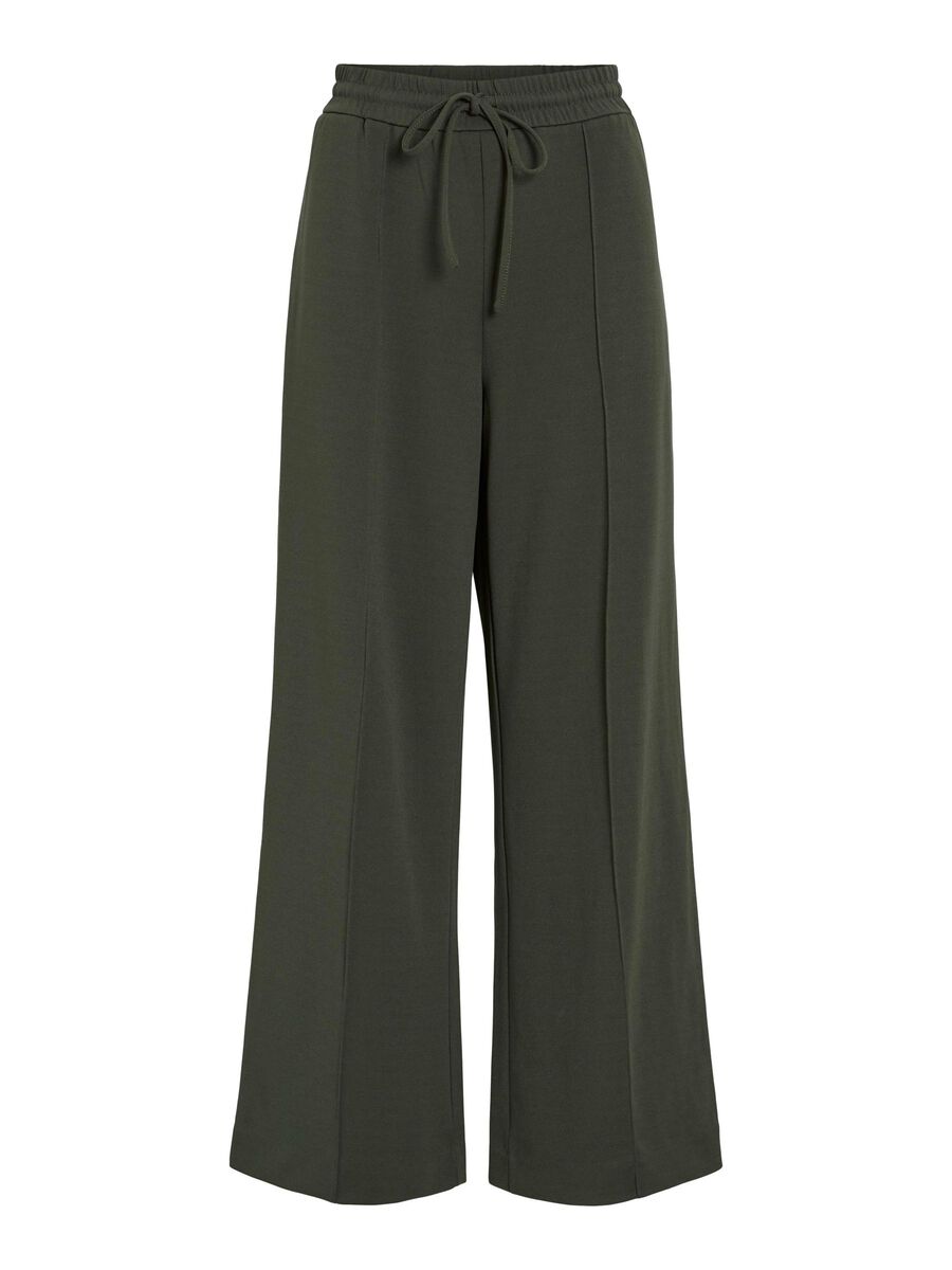 VILA VICLUA - TAILLE HAUTE PANTALON À JAMBE AMPLE, Deep Depths, highres - 14095436_DeepDepths_001.jpg