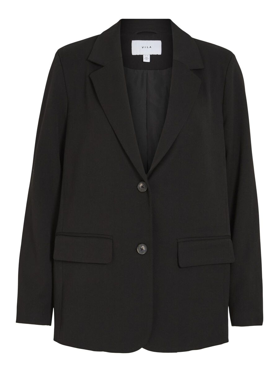 VILA VIVARONE - COUPE AMPLE BLAZER, Black, highres - 14096218_Black_001.jpg