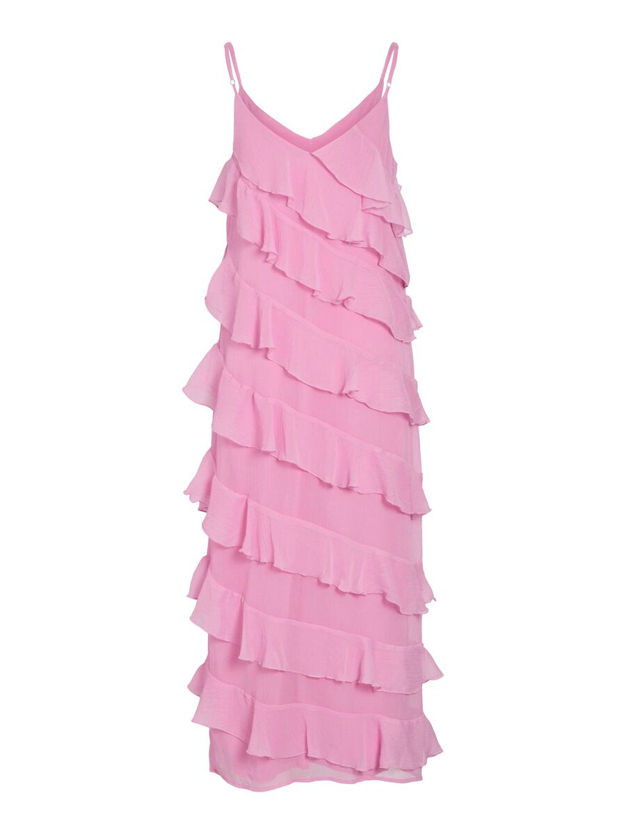 VILA STRAP MAXI DRESS, Opera Mauve, highres - 14109420_OperaMauve_002.jpg