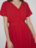 VILA SHORT SLEEVED BUTTONED MIDI DRESS, Mars Red, highres - 14099280_MarsRed_007.jpg