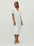 Vila SHORT SLEEVED MIDI DRESS, Cloud Dancer, highres - 14073827_CloudDancer_005.jpg
