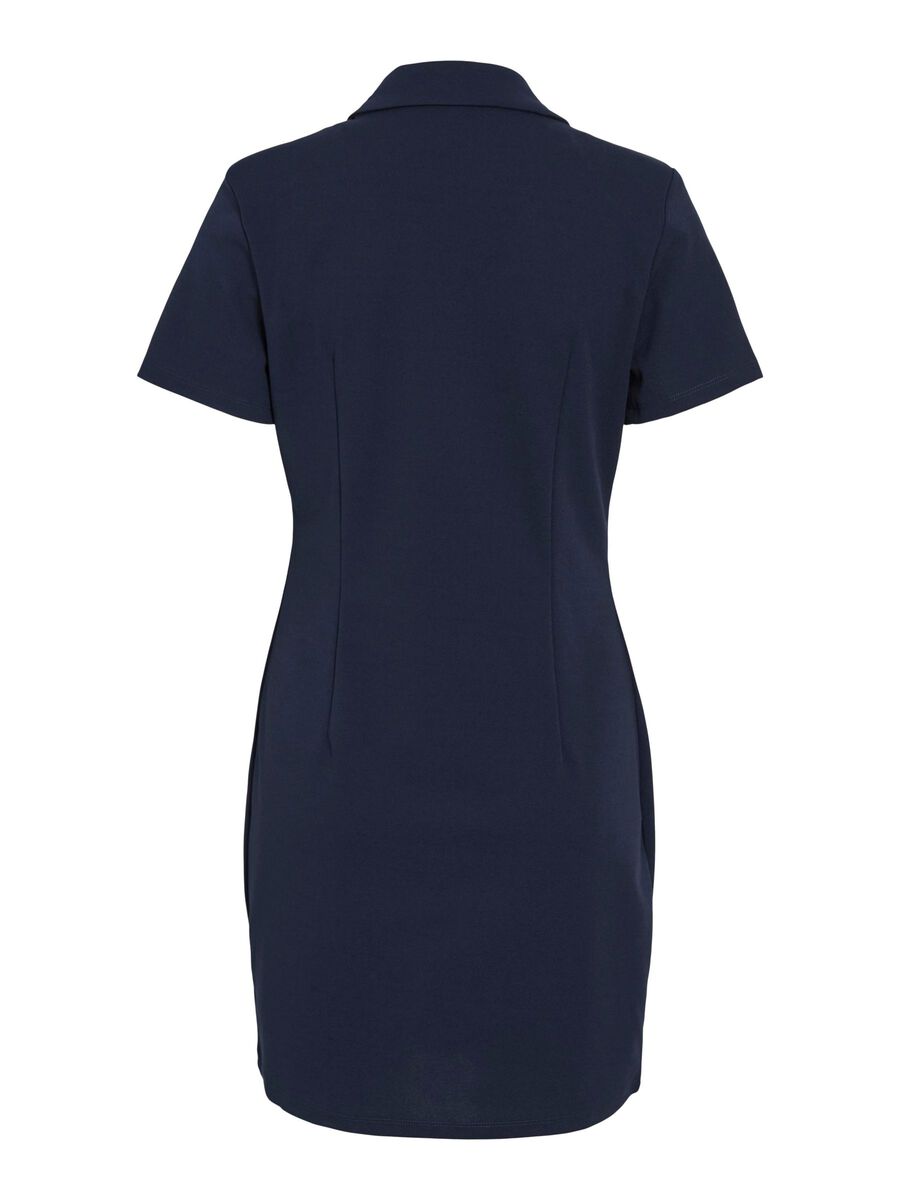 VILA VICLARA SHORT BLAZER DRESS, Navy Blazer, highres - 14114539_NavyBlazer_002.jpg