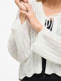 VILA TIE STRING KNITTED CARDIGAN, Snow White, highres - 14107043_SnowWhite_006.jpg