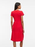 VILA SHORT SLEEVED MIDI DRESS, Racing Red, highres - 14109684_RacingRed_004.jpg