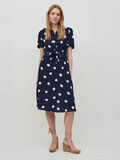 Product image thumbnail - SHORT SLEEVED MIDI DRESS, Navy Blazer | 4