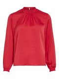 VILA COL MONTANT BLOUSE À MANCHES LONGUES, Tomato, highres - 14103232_Tomato_001.jpg