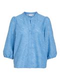 VILA VIFINA 3/4 SLEEVED CAMICIA, Blissful Blue, highres - 14113197_BlissfulBlue_001.jpg