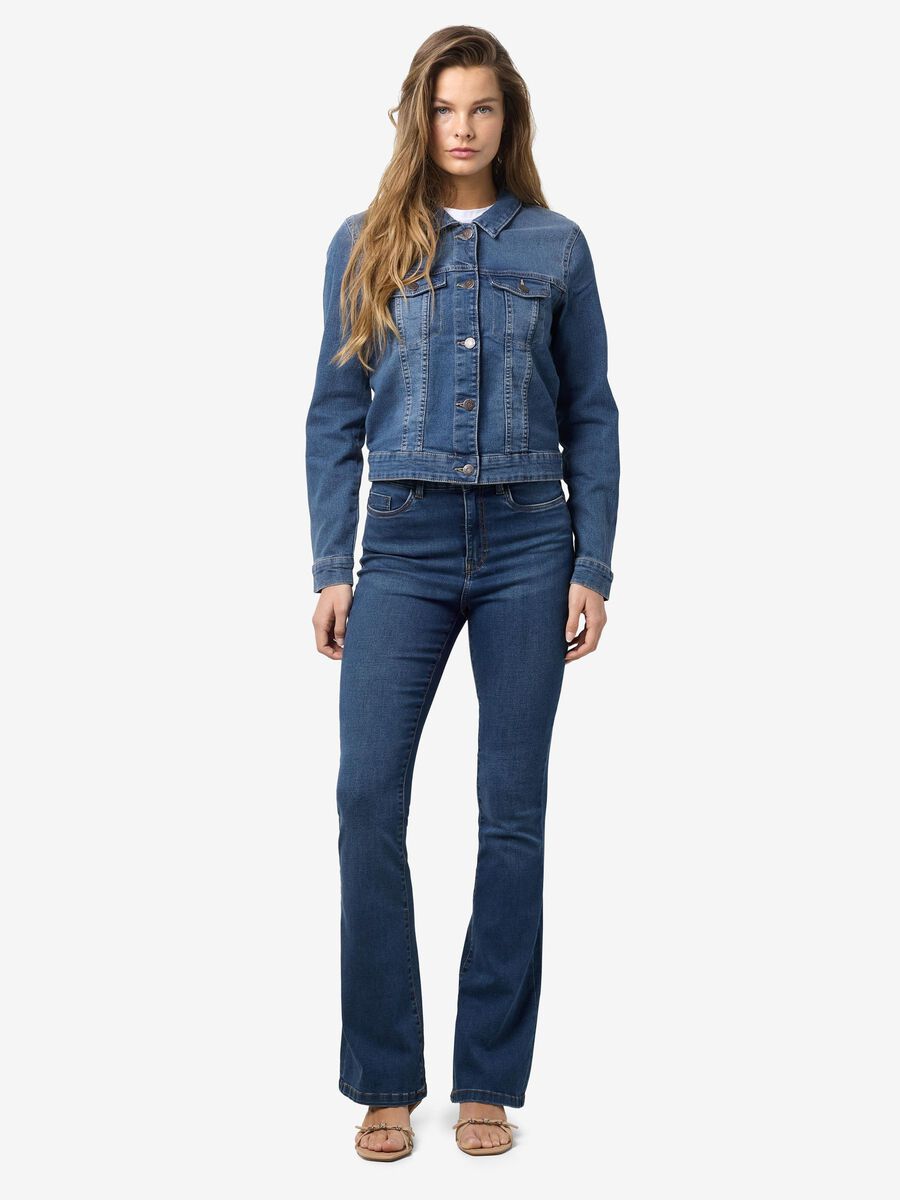 Noisy May KORT OLAJAKKE, Medium Blue Denim, highres - 27001163_MediumBlueDenim_004.jpg