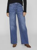 Vila HIGH WAIST WIDE FIT JEANS, Medium Blue Denim, highres - 14084736_MediumBlueDenim_1038103_003.jpg