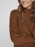 Vila HIGH NECK KNITTED PULLOVER, Toffee, highres - 14085743_Toffee_007.jpg