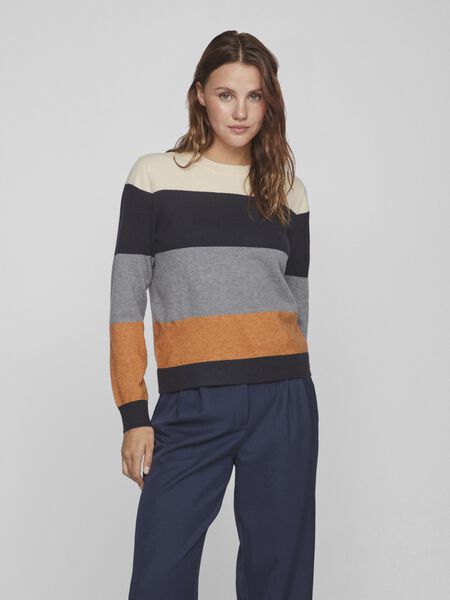 Vila LANGÄRMELIGER STRICKPULLOVER, Birch, highres - 14092901_Birch_1084191_003.jpg