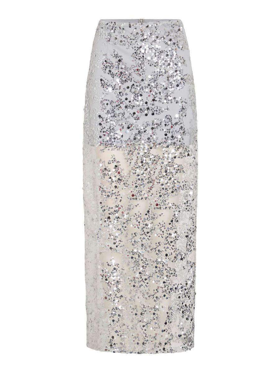 VILA VISONA SEQUIN MAXI SKIRT, Silver Colour, highres - 14112123_SilverColour_001.jpg