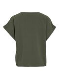 VILA ROUND NECK SHORT SLEEVED TOP, Deep Depths, highres - 14101663_DeepDepths_002.jpg