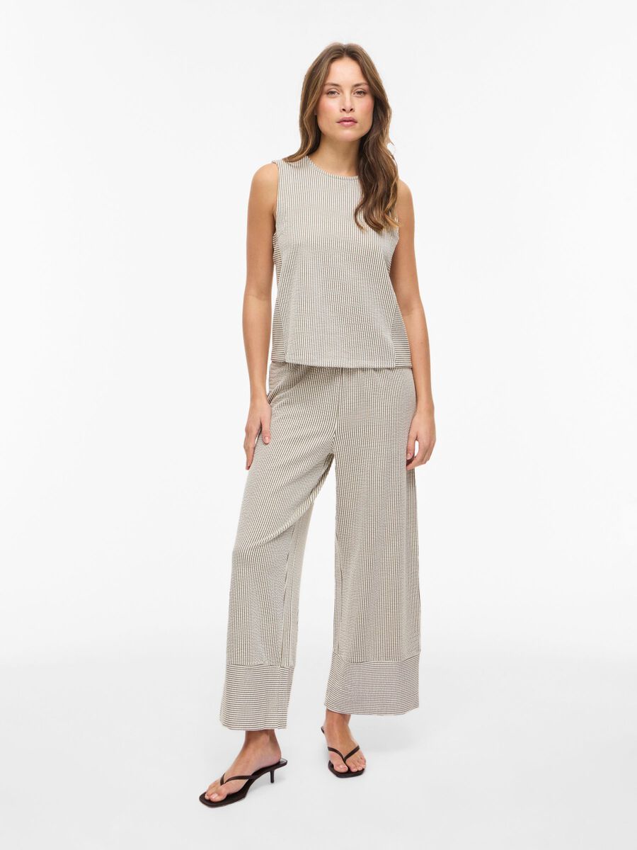 Carousel image - VISTRIPLO - RAY&Eacute; TOP SANS MANCHES, Slate Black | 4