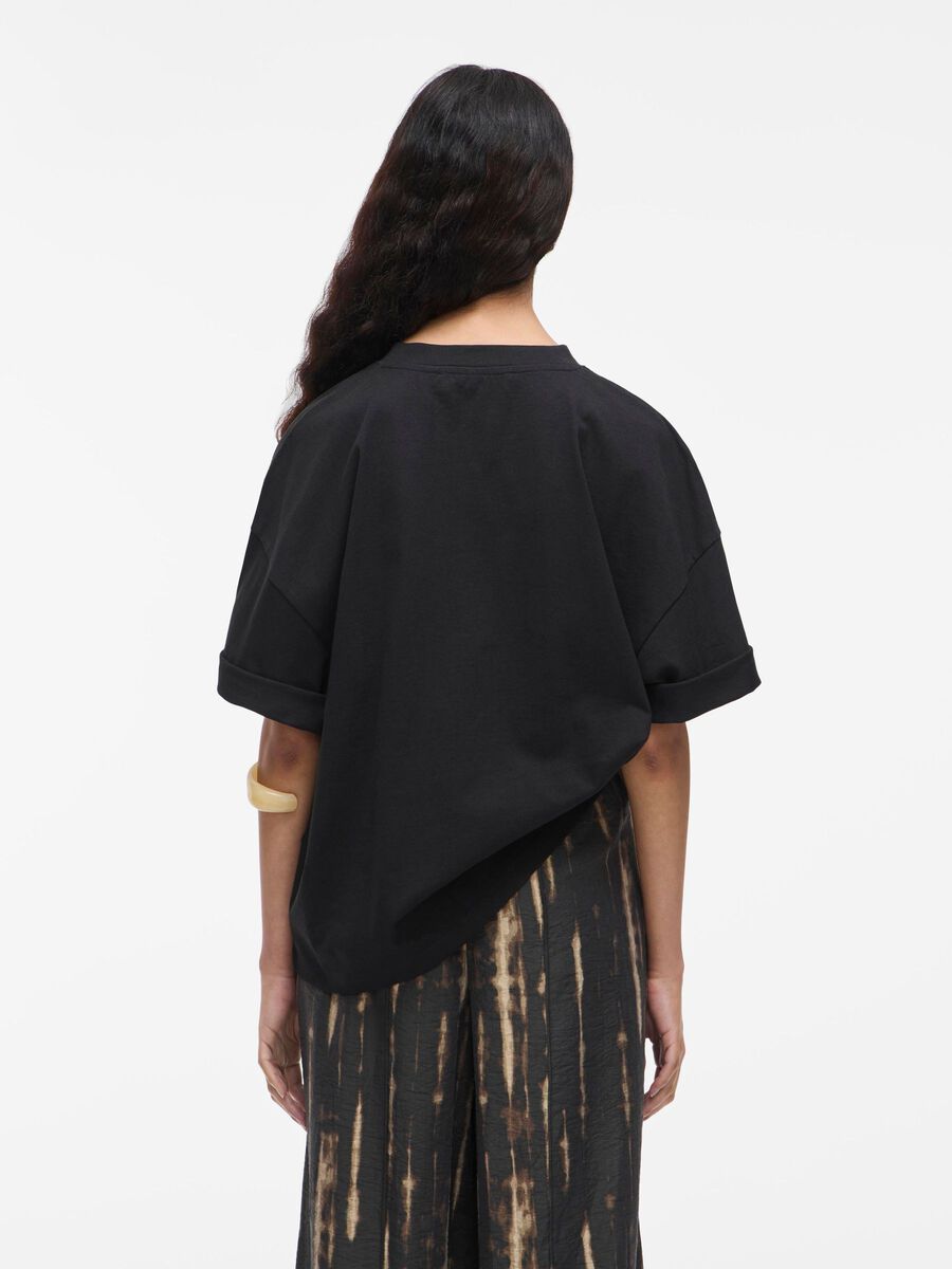 VILA COTON T-SHIRT OVERSIZE, Meteorite, highres - 14108427_Meteorite_004.jpg