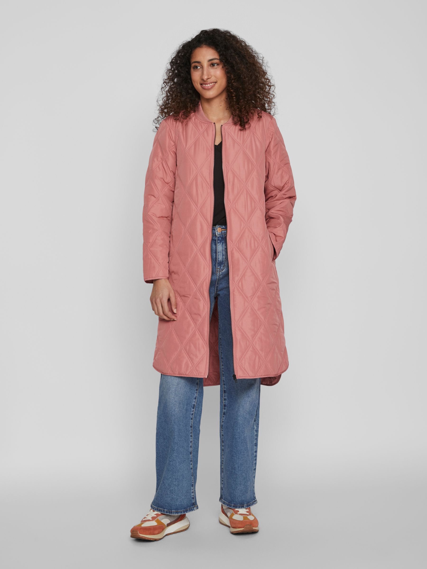 Dusty rose deals puffer jacket