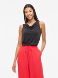 Product image thumbnail - VIMODALA WATERFALL SLEEVELESS TOP, Black Beauty | 1