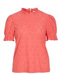 VILA EMBROIDERED SHORT SLEEVED TOP, Dubarry, highres - 14070251_Dubarry_001.jpg