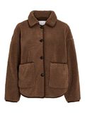 Product image thumbnail - BUTTONED TEDDY JACKET, Fossil | 6