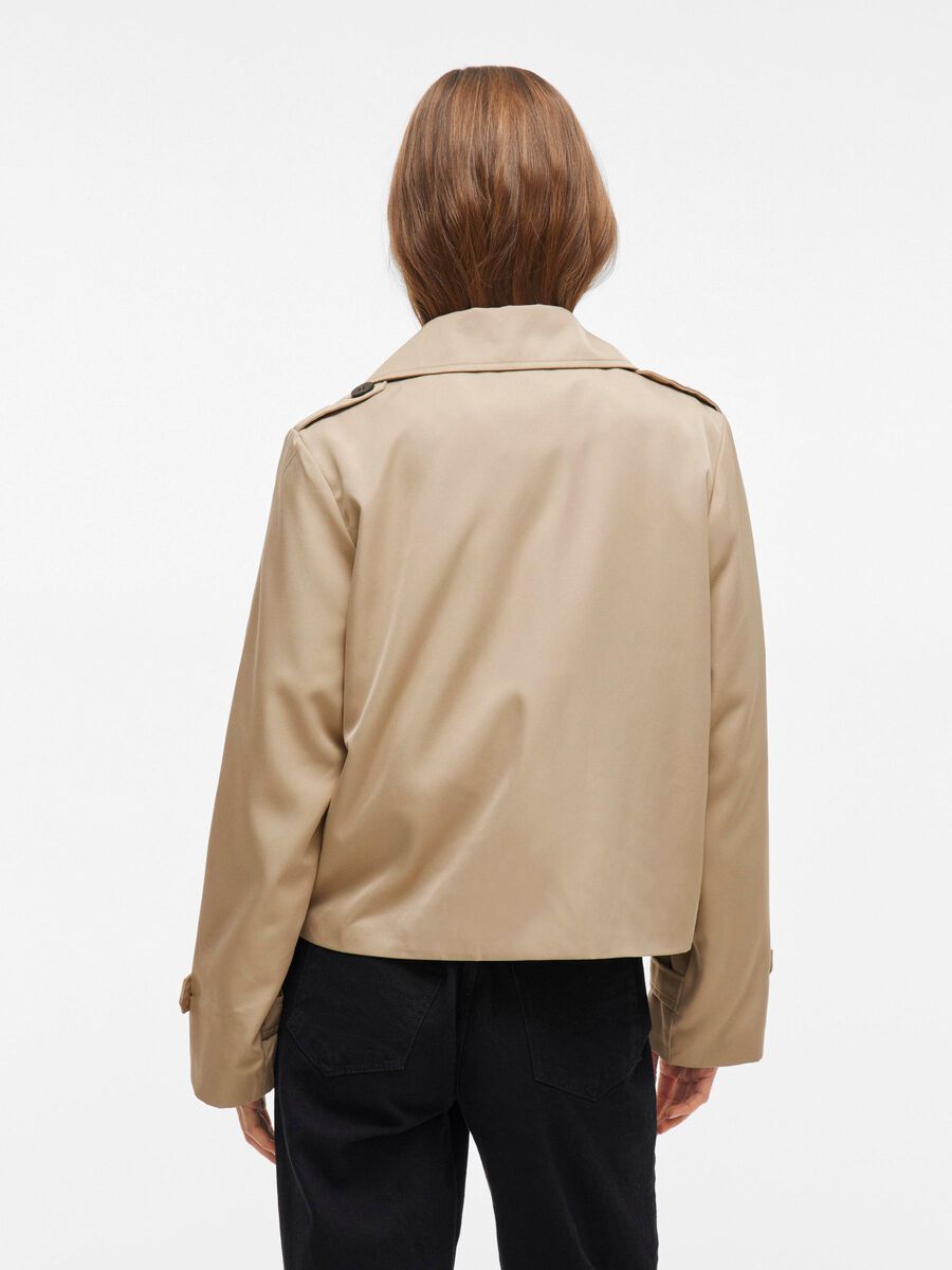 VILA SHORT TRENCHCOAT, Savannah Tan, highres - 14103454_SavannahTan_004.jpg