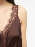 Product image thumbnail - VISOFIE V-NECK SLEEVELESS TOP, Coffee Bean | 3