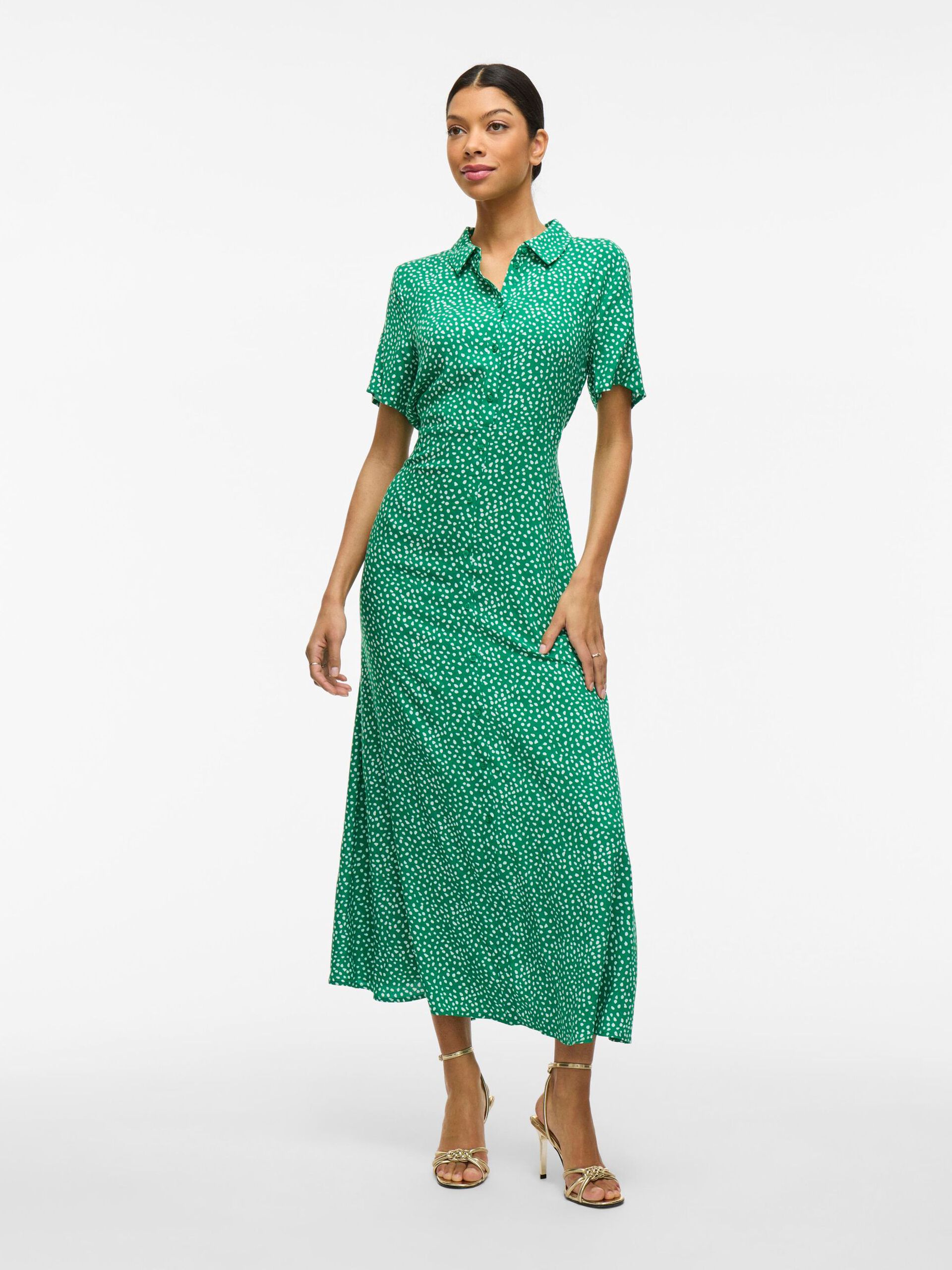 Carousel image - MAXI SHIRT DRESS, Jelly Bean | 4