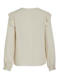 VILA LONG SLEEVED V-NECK TOP, Birch, highres - 14101043_Birch_002.jpg