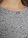 VILA À BOUTONS CARDIGAN EN MAILLE, Medium Grey Melange, highres - 14106348_MediumGreyMelange_1182555_006.jpg