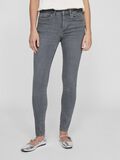 VILA VISARAH, NORMAALIVYÖTÄRÖISET SKINNY FIT -FARKUT, Light Grey Denim, highres - 14102669_LightGreyDenim_003.jpg