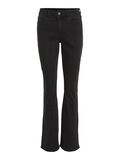 VILA VIBETTY REGULAR WAIST FLARED JEANS, Black Denim, highres - 14105101_BlackDenim_001.jpg