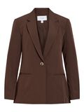 Product image thumbnail - VILOWNY SINGLE-BREASTED BLAZER, Coffee Bean | 1