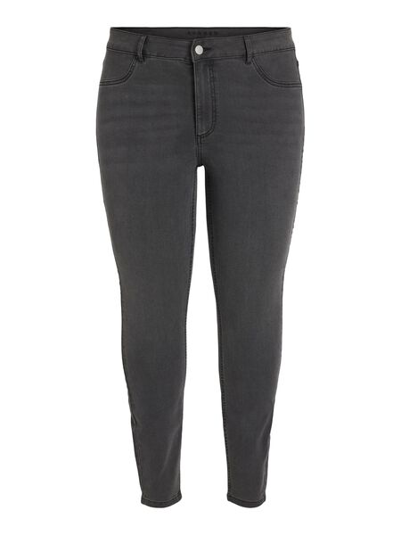 Vila CURVE - HIGH WAIST FARKKULEGGINGSIT, Medium Grey Denim, highres - 14086460_MediumGreyDenim_001.jpg