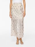 Product image thumbnail - VIISILD SEQUIN MAXI SKIRT, Birch | 1