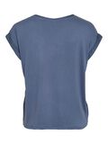 VILA VIELLETTE SHORT SLEEVED TOP, Vintage Indigo, highres - 14059563_VintageIndigo_002.jpg