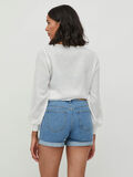 Vila FRONT TIE LONG SLEEVED BLOUSE, Optical Snow, highres - 14081510_OpticalSnow_004.jpg