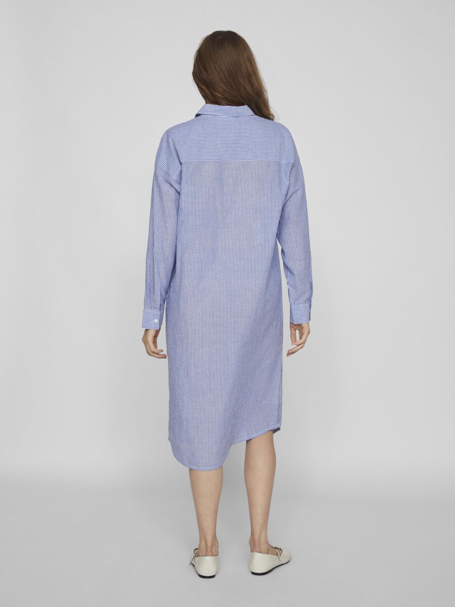 VILA LONG SLEEVED SHIRT DRESS, Cloud Dancer, highres - 14100275_CloudDancer_1146546_004.jpg