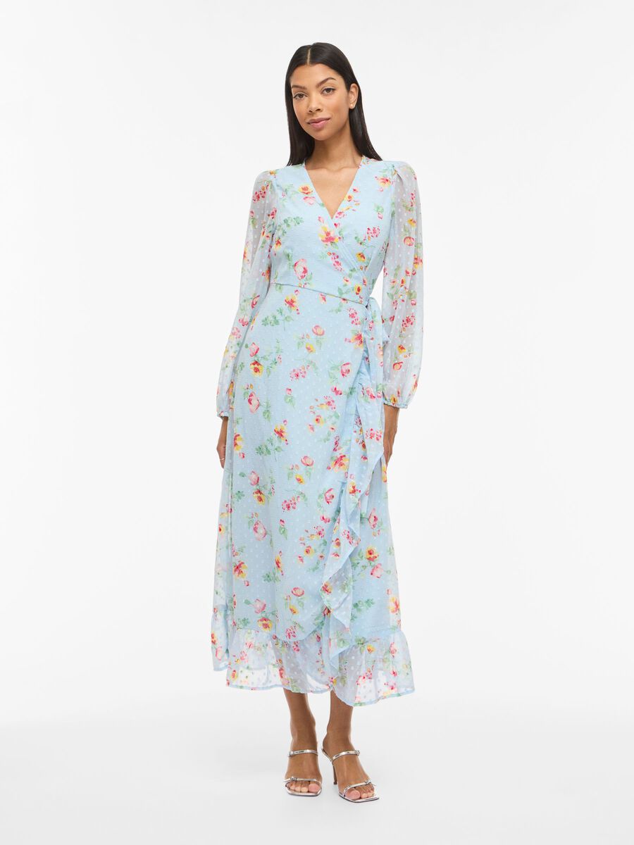 Product carousel image - LONG SLEEVED MAXI DRESS, Nantucket Breeze | 1