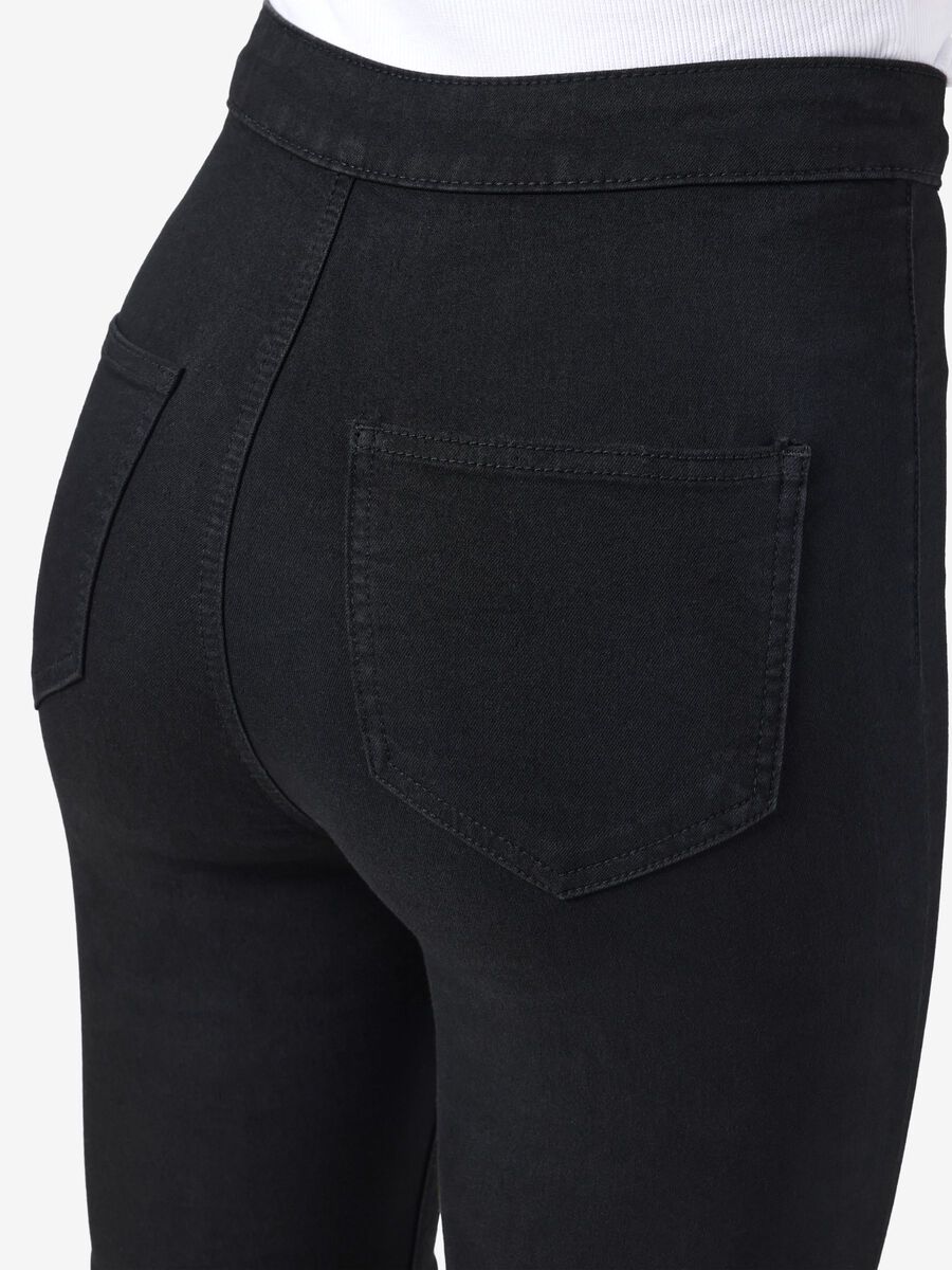 Carousel image - NMELLA SKINNY FIT JEANS, Black | 6