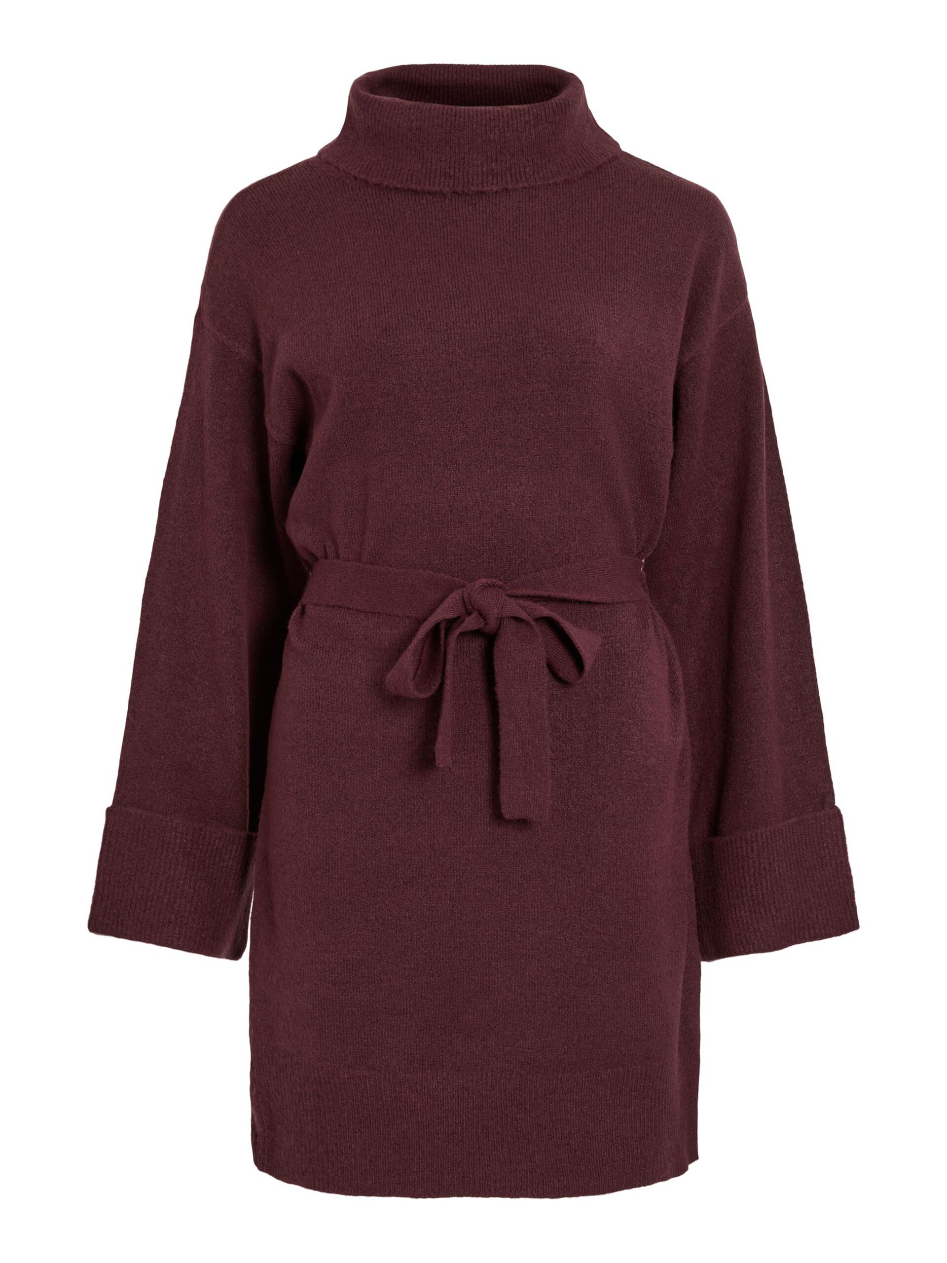 Carousel image - TIE WAIST KNITTED DRESS, Fig | 6