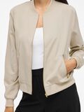 Product image thumbnail - VIBUBBLE ZIPPER BOMBER JACKET, Silver Lining | 5