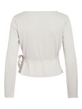 VILA LONG SLEEVED WRAP TOP, Birch, highres - 14109867_Birch_002.jpg
